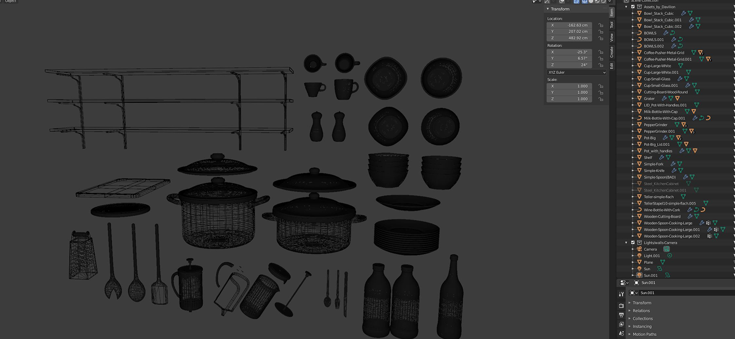 Kitchen Asset Library-Pack photoreal Vol.1 preview image 5
